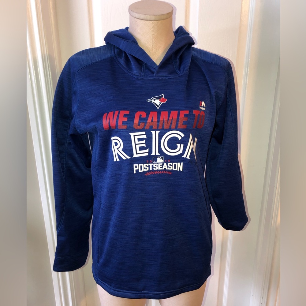 Majestic Blue Jays MLB 2016 Postseason Hoodie